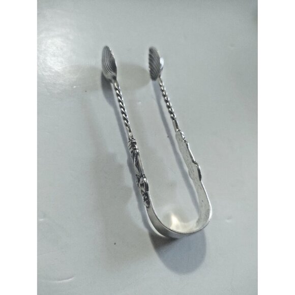 Sterling Silver Apostle Sugar Tongs clam shape bowls 1907 -  William Devenport - Picture 3 of 10